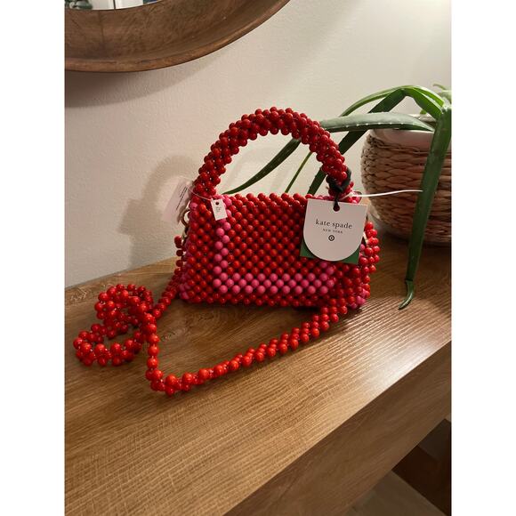 Colorblock beaded Kate Spade x Target beaded handbag - Picture 5 of 5